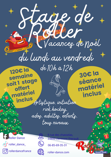 Stage Roller – Vacances de Noël à Clermont l’Hérault