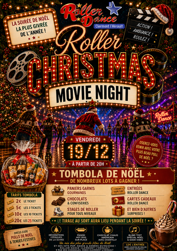 Roller Christmas Night : vendredi 19 décembre