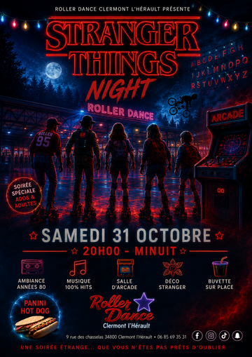 Soirée Stranger Things : samedi 31 octobre