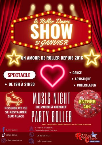 Le Roller Dance Show : spectacle & party roller le 31 janvier Le Roller Dance Show : spectacle & party roller le 31 janvier