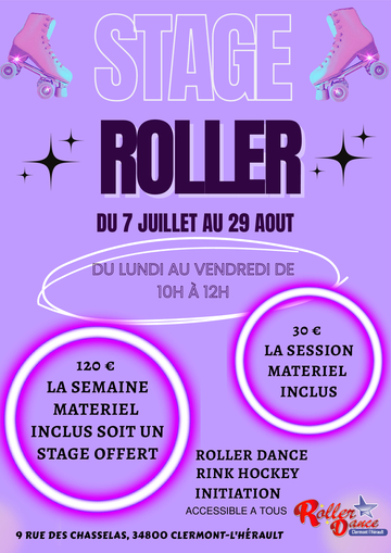 Stages Roller Dance – Un été sportif à Clermont-l’Hérault !