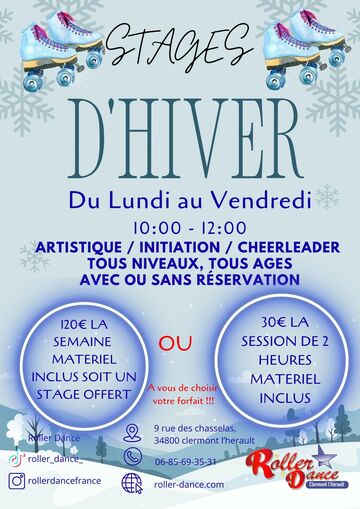 Stages d’Hiver au Roller Dance : roller pour tous pendant les vacances